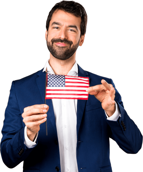 Professional who secured a work visa and permanent residency
